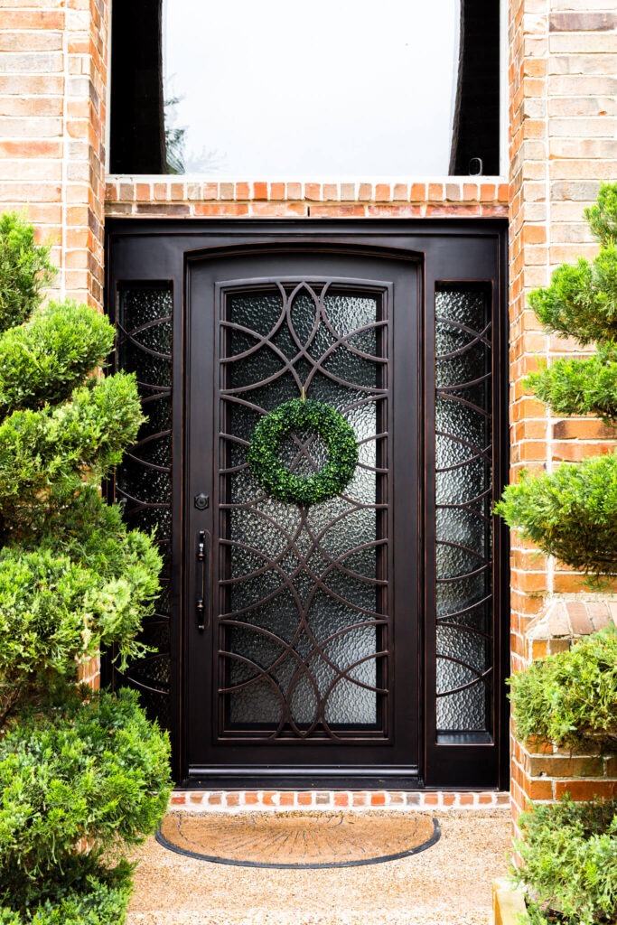 Wrought Iron Doors With Sidelights | Cold Rolled Steel