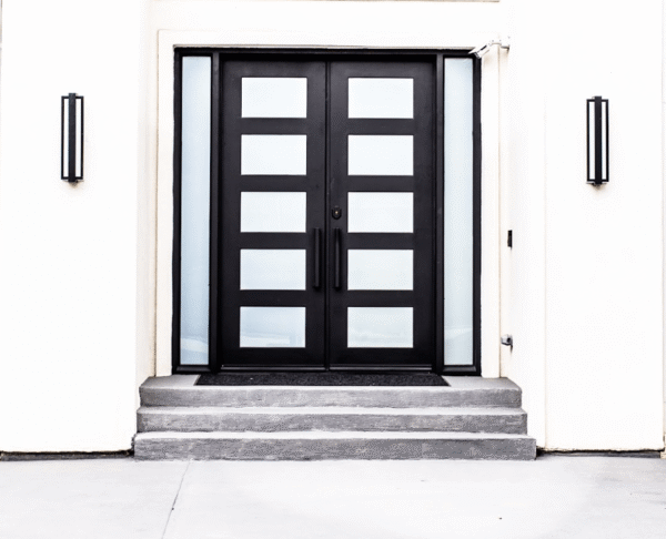 Wrought Iron Doors With Sidelights | Cold Rolled Steel