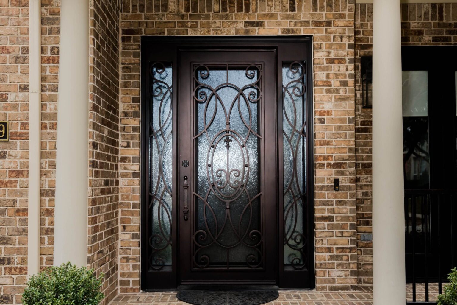 Wrought Iron Doors With Sidelights | Cold Rolled Steel
