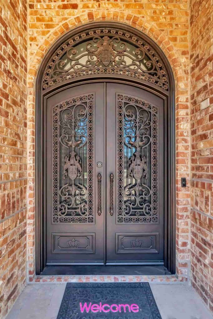 10-gauge cold rolled steel used in Love That Door iron doors