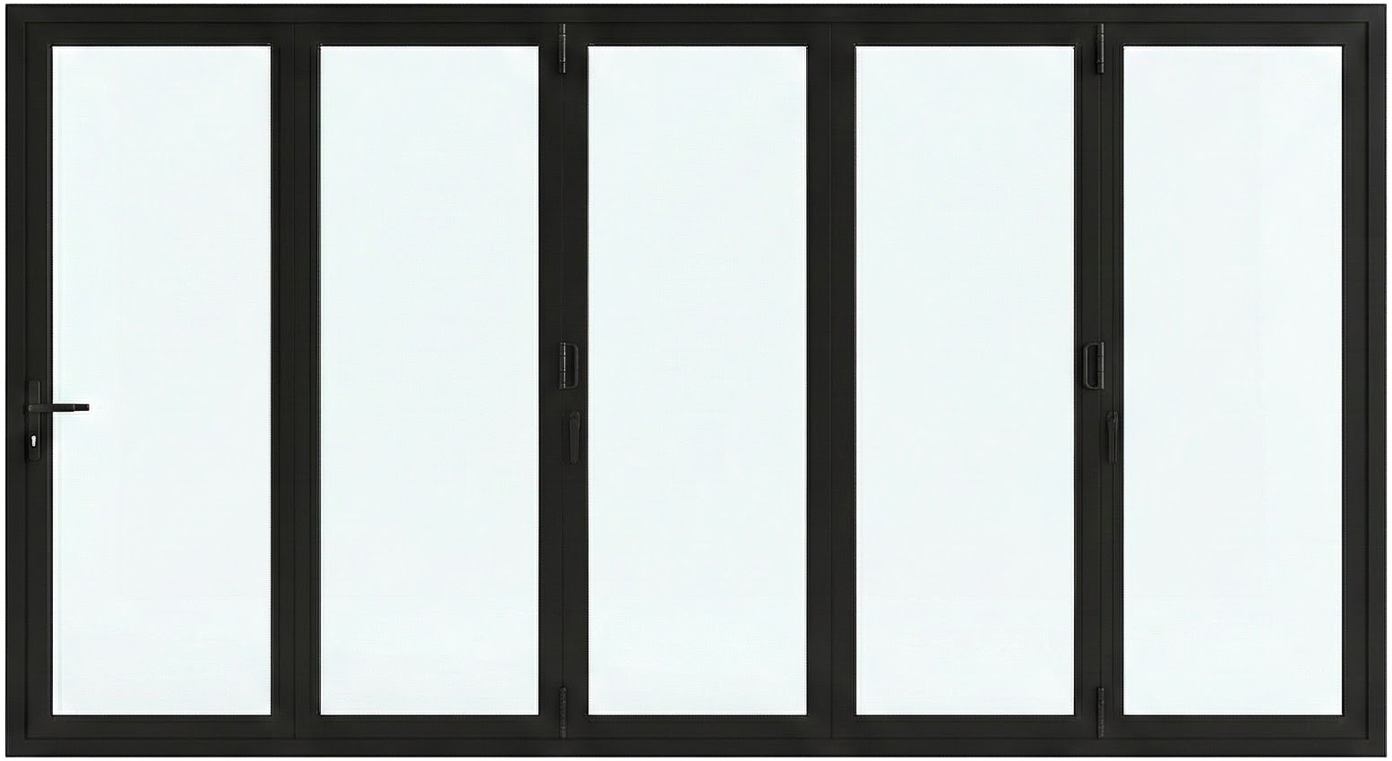 ST22 L767 Stock aluminum bifold Door 2 192X96 - Image 3