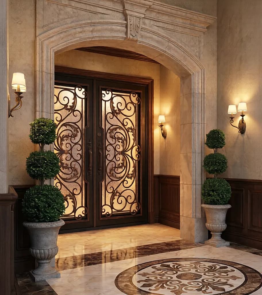 Love That Door custom iron door installation in Dallas-Fort Worth