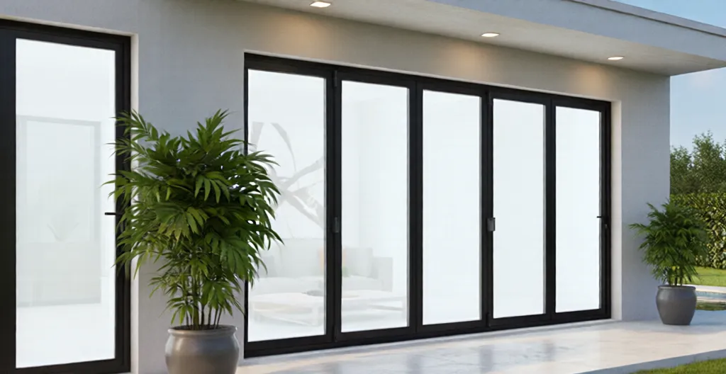 ST22 L770 Stock aluminum bifold Door 5 192X96 - Image 4